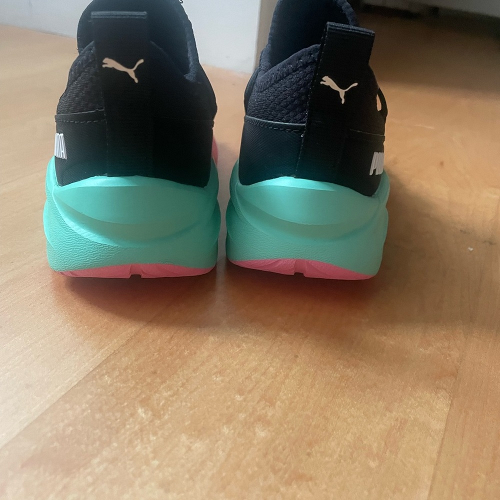 Puma One4All Fade black/fast pink/mint - Picture 2 of 7